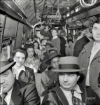 April  Baltimore Maryland Students and workers returning home on a trolley at  pm Please leave by rear door